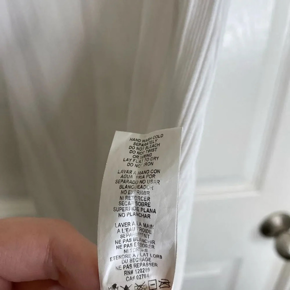 VITAMIN A West Organic Rib Dress White Size Medium - Picture 9 of 10